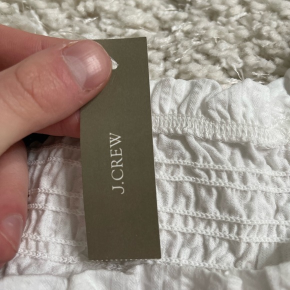 J. Crew Seersucker Babydoll Top Size XS - Picture 8 of 12